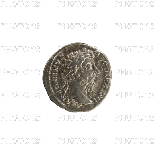 Denarius, Marcus Aurelius (121–180; Roman Emperor 161–180). Obverse: Head of Marcus Aurelius with a laurel wreath, facing right; pearl border. Reverse: LIBERAL AVG V COS III — Liberalitas standing facing left, holding an abacus in her right hand and a cornucopia in her left; pearl border. Date: 168–169. Roman Empire (27 BC–476). Rome. Coin; weight 3.01 g; axis 180°.