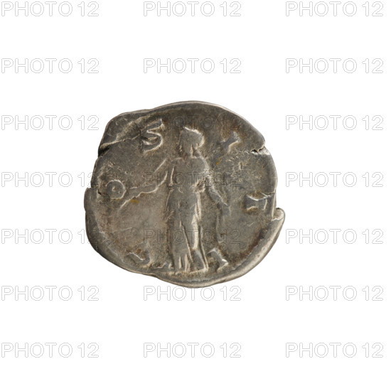 Denarius of Marcus Aurelius (121–180; Roman emperor 161–180), c. 169–170. Silver coin (weight 3.37 g, axis 180°). Obverse: head of Marcus Aurelius laureate, right; pearl border; inscription 'M ANTONINVS AVG TR P XXIIII'. Reverse: Diana standing facing left, holding an arrow in her right hand and a bow in her left; pearl border. Imperial bust/iconography; attributes: laurel wreath, bow, arrow. Roman Empire, Rome.