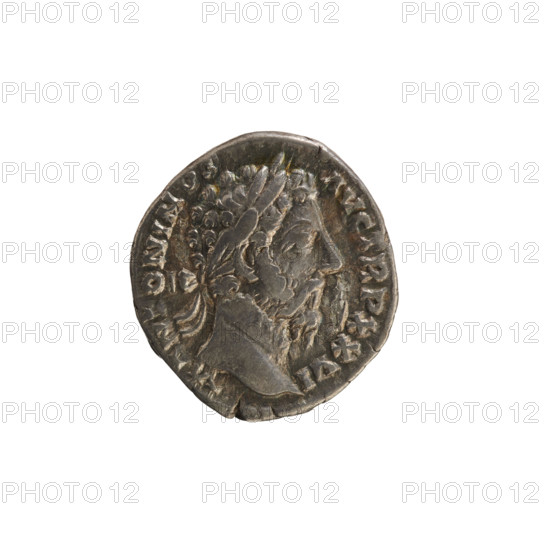 denarius, Marcus Aurelius (121–180; Roman emperor 161–180); obverse: head of Marcus Aurelius with a laurel wreath, facing right; pearl border; inscription ANTONINVS AVG TR P XXVI. Reverse: Mars in military attire and helmet, standing facing right, holding a spear in his right hand and resting his left hand on a shield; pearl border; inscription IMP VI COS III. Date: 171–172. Roman Empire; Rome. Coin; weight 2.93 g; axis 180°.