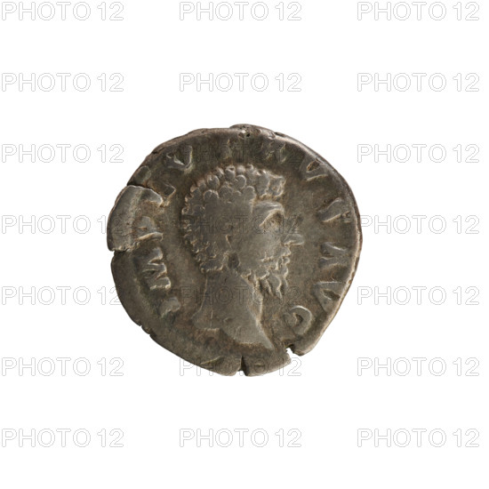 Denarius of Lucius Verus (130–169; Roman emperor 161–169). Obverse: Emperor's bust facing right; legend 'IMP L VERVS AVG' with pearl border. Reverse: Providentia standing left, holding a sphere in her raised right hand and a cornucopia in her left; legend 'PRO DEOR TR P III COS II' with pearl border. Date: 162–163. Roman Empire (27 BC–476), Rome. Coin; weight 2.96 g; axis 180°.