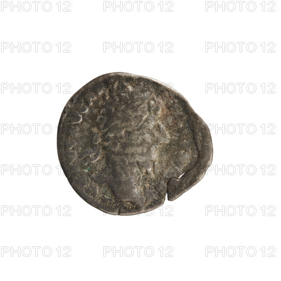 denarius, Lucius Verus (130–169; Roman emperor 161–169), imperial bust, cornucopia (attribute), Aequitas (personification), scales (attribute), treasures (numism), iconography. Obv. VERVS AVG PARTH AX — head of the emperor right, laurel wreath. Rv. P VII, MP IIII COS III — Aequitas standing left, holding scales in right hand and a cornucopia in left. Pearl border. Date: 166–167. Roman Empire (27 BC–476). Rome. Coin. Weight 2.64 g.