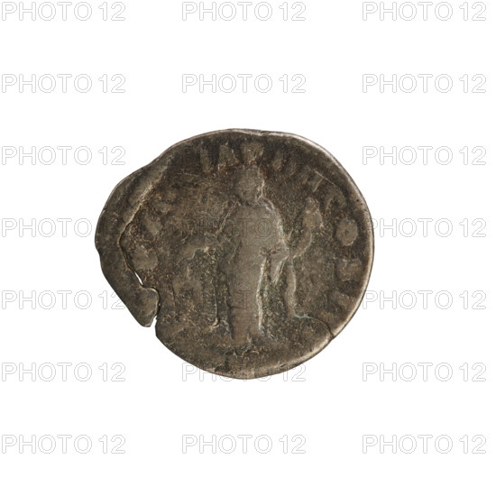 Denarius of Lucius Verus (130–169; Roman emperor 161–169), 166–167 CE. Obverse: Head of the emperor right, laurel wreath, legend VERVS AVG PARTH AX. Reverse: Aequitas standing left, holding scales in right hand and cornucopia in left. Pearl border. Silver coin, weight 2.64 g; Roman Empire (27 BC–476), Rome.