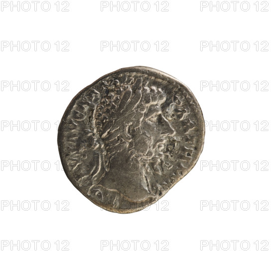 denarius, Lucius Verus (130–169; Roman emperor 161–169), busts, Lucius Verus (Roman emperor; 130–169), imperial busts, Lucius Verus (Roman emperor; 130–169) - iconography, cornucopia (attribute), Aequitas (personification), scales (attribute). Obv. L VERVS AVG ARM PARTH MAX — Emperor's head to right with a laurel wreath. Pearl border. Rv. TR P VIII IMP V COS III — Aequitas sits facing left, holding scales in his right hand and a cornucopia in his left. 168, Roman Empire (27 BC–476), Rome, coin, weight 3.31 g