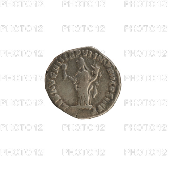 Denarius, Commodus (161–192; Roman emperor 177–192). Obverse: Emperor's head right, laurel wreath; legend 'M COMMODVS ANTONINVS AVG'. Reverse: LIB AVG IIII TR P VI IMP IIII COS III PP. Liberalitas standing left, right hand raised holding an abacus, left hand holding a cornucopia. Pearled border. Roman Empire (27 BC–476), Rome; coin; weight 3.29 g; axis 180°.