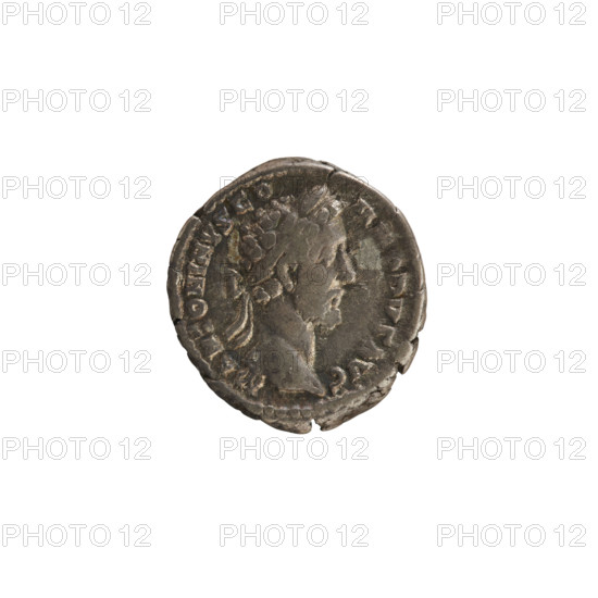 denarius, Commodus (161–192; Roman emperor 177–192); imperial busts; Commodus — iconography; Felicitas (personification) with caduceus and scepter; Obv.: M ANTONINVS COMMODVS AVG — emperor's head right, laurel wreath; Rev.: MP IIII COS III PP — Felicitas facing left holding caduceus (right) and scepter (left); pearl borders; dated 181–182; Roman Empire (27 BC–476), Rome; coin; weight 3.54 g