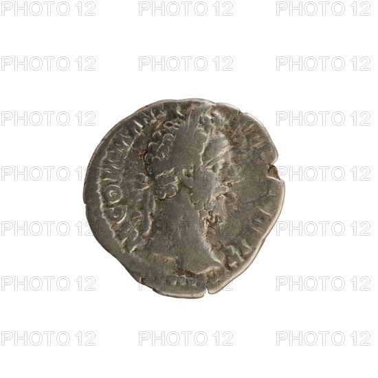 Denarius, Commodus (161–192), Roman emperor 177–192. Obverse: Emperor's head right, laurel wreath; legend 'M COMM AN FEL AVG BRIT'. Reverse: Libertas standing left, holding a pileus in raised right hand and a long staff in left; legend 'LI, P XI IMP VII COS VPP'. Pearl borders. Golub treasure and other collection mentions removed. Roman Empire (27 BC–476), Rome; coin; weight 1.99 g; axis 180°.