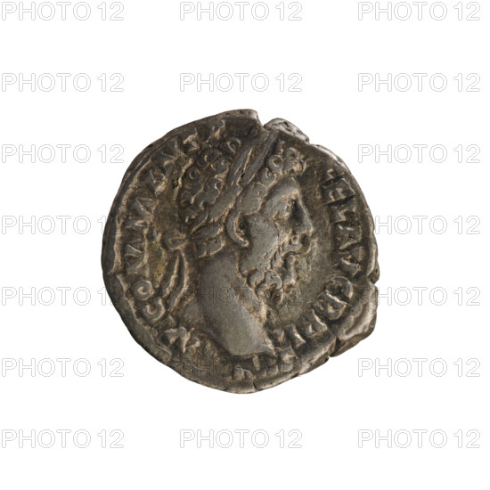 Denarius, Commodus (161–192; Roman emperor 177–192). Obverse: Emperor's head right, wearing a laurel wreath; legend M COMM ANT P FEL AVG BRIT. Reverse: OPTIME MAXIME — Jupiter standing facing left, holding a thunderbolt in his right hand and a scepter in his left; under the line C V PP. Pearled border. Silver coin, weight 3.11 g, dated 186–189, Roman Empire (27 BC–476), Rome.