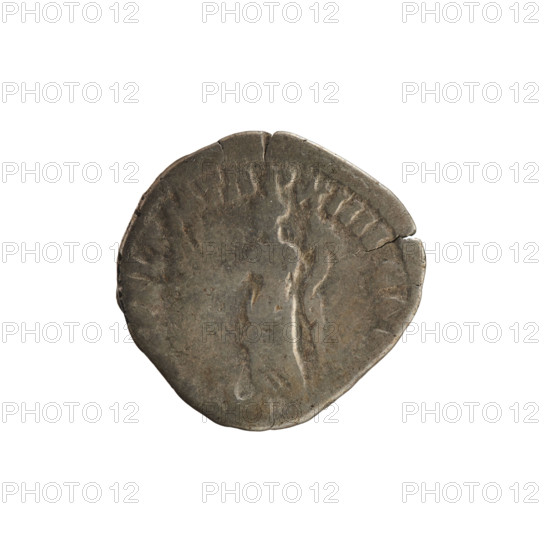 Denarius of Commodus (reigned 177–192 AD), c. 188–189. Obverse: laureate bust of the emperor right, legend OMM ANT P FEL AVG; beaded border. Reverse: Fortuna standing left, holding a caduceus in her raised right hand and a double cornucopia in her left, legend FEL PM TR P XIIII CO; beaded border. Silver coin, weight 2.38 g, Roman Empire (27 BCE–476 CE), Rome.