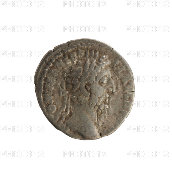 Denarius, Commodus (161–192, Roman emperor 177–192). Obverse inscription: M COMM ANT PF EL AVG BRI; emperor's head right with laurel wreath; pearl border. Reverse inscription: LIB AVG PMT RP XV COS VI; Libertas standing left, holding a pileus in right hand and a scepter in left; pearl border. Silver coin, weight 3.43 g; Rome, 190 (Roman Empire).