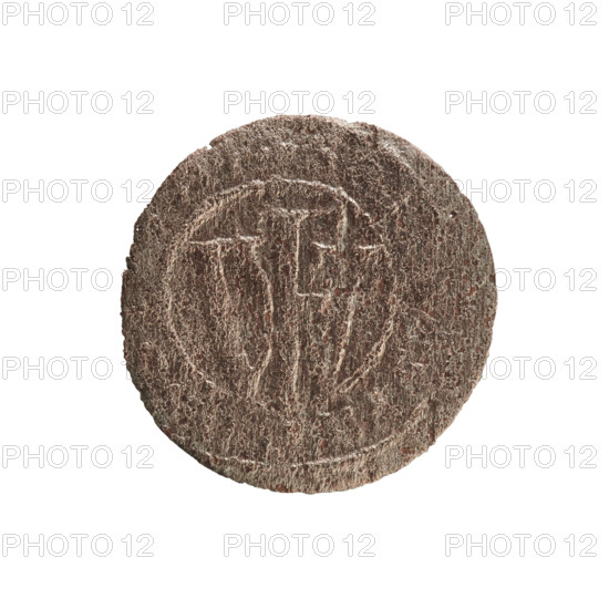 szelag; eagles; Frederick William I Hohenzollern (Great Elector of Brandenburg; Prince of Prussia; 1620–1688); cross (iconographic); Hohenzollern (coat of arms). Obv.: Prussian eagle, on its breast a monogram composed of the letters IC. In the rim, between the pearly borders, an inscription beginning with a ducal mitre FRID, .RIPR.EL. Rev.: Monogram composed of the letters FW dividing the inner border. In the rim an inscription beginning with a cross, divided by the Hohenzollern coat of arms +SO, US.PR - USS. Date: 1654. Place: Ducal Prussia (1525–1701), Königsberg. Object: coin (szelag). Diameter: 15.6 mm; weight: 0.32 g; axis: 0 degrees.