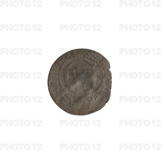 szelag, hoard from Wislica (numism.), eagles, George William Hohenzollern (Elector of Brandenburg; Duke of Prussia; 1620-1640), rosettes, Hohenzollern (coat of arms), Av. Prussian eagle. In the rim, between the borders, an inscription beginning with a heart GEORG.W, LH.MA, EL. Rw. Monogram composed of the letters GW. In the rim between the borders an inscription beginning with a rosette and divided by the Hohenzollern coat of arms, .PR - VSSIAE., 2, 1625, Ducal Prussia (1525-1701), Königsberg, coin: diameter 16.3 mm, weight 0.39 g, axis 0 degrees.