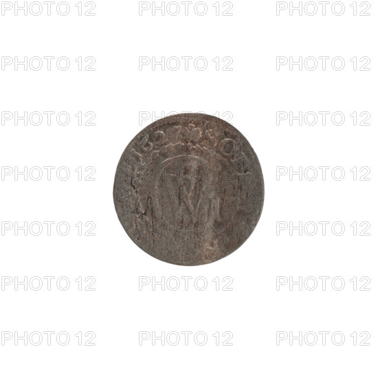 szelag (coin), Pfahler, Ernest; the Wislica hoard; eagles; George William Hohenzollern (Elector of Brandenburg; Duke of Prussia; 1620–1640); Hohenzollern (coat of arms); rosettes. Obverse: Prussian eagle, on its chest the crowned letter S. In the rim between the borders an inscription beginning with a heart — the hallmark, LH.MAR.BR.SRI, L. Monogram composed of the letters GW. Reverse: in the rim between the borders an inscription beginning with a rosette, divided by the Hohenzollern coat of arms SOLIDVS.PR — E.1627. Date: 1627. Place: Ducal Prussia (1525–1701), Königsberg. Coin: diameter 15.9 mm; weight 0.57 g; axis 0°.