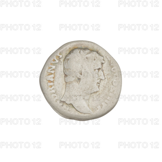 denarius, Hadrian (76–138; Roman emperor 117–138). Obverse: HADRIANVS AVG COS III PP — head of Hadrian r. Reverse: MONETA AVG — Coin personified wearing a long robe, standing l. holding scales in right hand and cornucopia in left. Pearl border. Date: 134–138. Roman Empire (27 BC–476). Rome. Coin; weight 2.78 g.