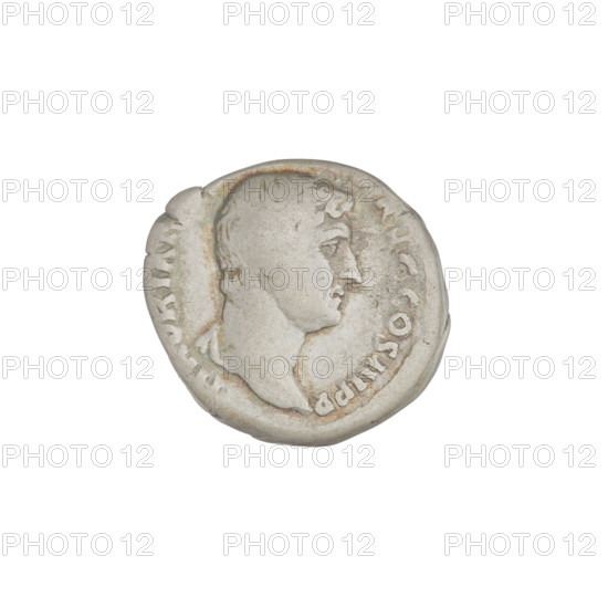 Denarius, Hadrian (76–138; Roman emperor 117–138). Silver coin (personification). Obverse: Head of Hadrian turned to the right; laurel wreath; inscription 'HADRIANVS AVG COS III PP'; pearl border. Reverse: Personification (Coin) in a long robe, standing turned to the left, holding scales in right hand and a cornucopia in left; inscription 'MO NE TA AVG'; pearl border. Date: 134–138. Roman Empire (27 BC–476). Rome. Weight: 3.26 g.