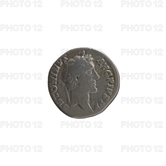 Denarius of Antoninus Pius (86–161; Roman emperor 138–161). Obverse: head of the emperor in a laurel wreath facing right, legend ANTONINVS · AVG · PIVS · PP. Reverse: Liberalitas standing left, holding an abacus in his right hand and a horn of plenty in his left, legend TR P · — · O · T · C · O · IIII; fields inscribed LIB · IIII. Date c. 145–161. Roman Empire, struck in Rome. Coin: diameter 17.0–17.5 mm, weight 3.00 g, axis 180°.