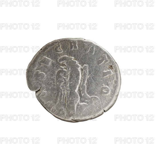 Denarius, posthumous issue for Lucius Verus (130–169; Roman emperor 161–169); issuer: Marcus Aurelius (121–180; Roman emperor 161–180). Obverse: Head of Lucius Verus bare, facing right; legend D VVS · VERVS around. Reverse: Eagle standing right, head turned left; legend CO · SECRATIO around. After 169. Roman Empire (27 BC–476), Rome. Coin. Diameter 17.0–18.0 mm; weight 3.18 g; axis 180°.