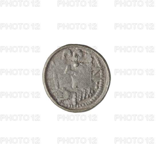 Denarius (royal type) of Boleslaw II the Bold (king of Poland, 1058–1079). Obverse: crowned bust of Boleslaw the Bold facing left, sword in hand. Reverse: church topped with three domes. Date: 1076–1079. Kraków, Poland. Coin; weight 0.69 g.