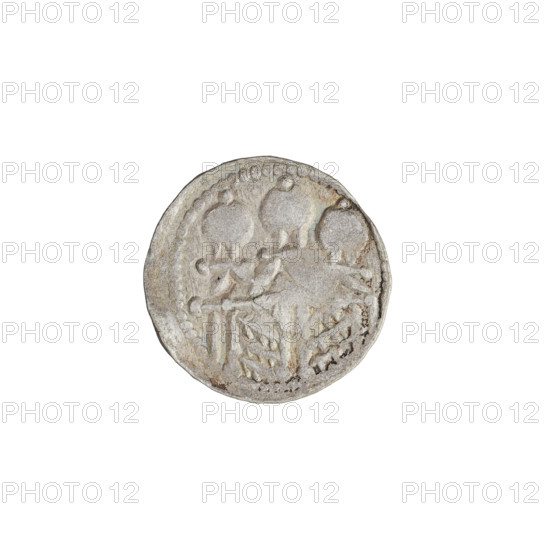 Denarius (royal type) of Boleslaw II the Bold (king of Poland; 1058–1079). Obverse: crowned bust of Boleslaw the Bold facing left, sword in hand. Reverse: church topped with three domes. Date: 1076–1079. Kraków, Poland. Coin; weight 0.58 g.