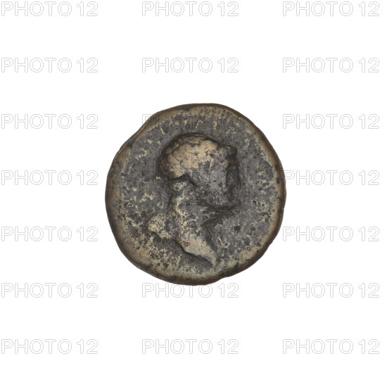 Quarter, Trajan (53–117; Roman emperor 98–117). Obverse: head of Trajan in laurel wreath facing right; rim inscription illegible. Reverse: boar facing right with lowered head, below it the letters SC. Date: 114–117. Roman Empire (27 BC–476), Rome. Coin; weight 2.84 g.