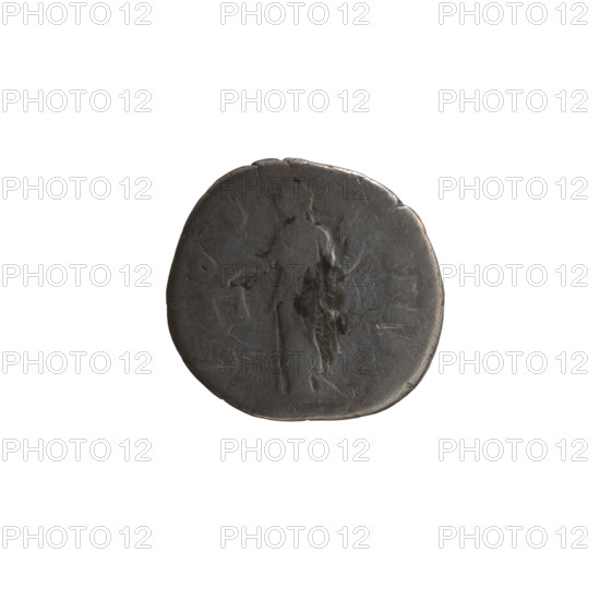 Denarius, Antoninus Pius (86–161; Roman emperor 138–161), issuer: Antoninus Pius. Obverse: head of Antoninus Pius in a laurel wreath facing right, inscription ANTONINVS AVG - PIVS PP TR P XII; Reverse: Aequitas standing left, holding scales in his outstretched right hand and a cornucopia in his left, inscription C - OS - IIII. Date: 148–149. Roman Empire, Rome. Coin. Diameter 17.0–18.0 mm, weight 3.08 g, axis 180°.