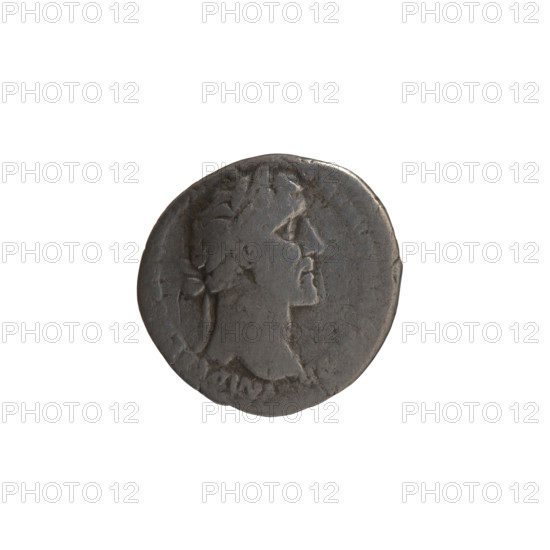 Denarius of Antoninus Pius (86–161; Roman Emperor 138–161). Obverse: Head of Antoninus Pius in a laurel wreath facing right, legend IMP CAES T AELONINVS (all around). Reverse: Pax standing left, holding a branch in his right hand and a long scepter in his left, legend COS IIII, XV (all around). Date: 151–152. Roman Empire (27 BC–476), Rome. Coin: diameter 17.0–17.5 mm, weight 2.43 g, axis 180°.