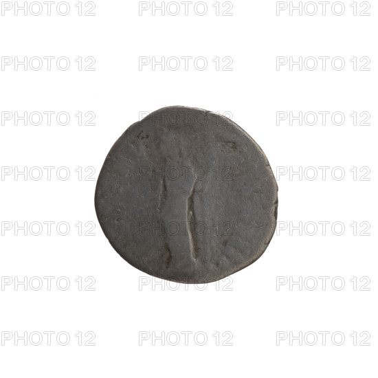 Denarius, Antoninus Pius (86–161; Roman Emperor 138–161), issuer. Obverse: Head of Antoninus Pius in a laurel wreath facing right, inscription IMP CAES T AEL ANTONINVS all around. Reverse: Pax standing left, holding a branch in his right hand and a long scepter in his left hand, inscription PAX and XV COS IIII all around. Personifications; iconography: Pax standing with a branch and scepter, scepters. Date: 151–152. Roman Empire (27 BC–476), Rome. Coin: diameter 17.0–17.5 mm, weight 2.43 g, axis 180°.