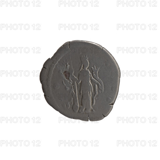 Denarius of Antoninus Pius (86–161; Roman emperor 138–161). Obverse: Head of Antoninus Pius in a laurel wreath facing right, inscription TONINVS V PIVS PP TR P XVI. Reverse: Fortuna standing right; in her right hand she holds a long rudder leaning against a globe, in her left hand a horn of plenty, inscription CO IIII. Date: 152–153. Roman Empire (27 BC–476). Rome. Coin; diameter 18.0–19.0 mm; weight 2.80 g; axis 0°.