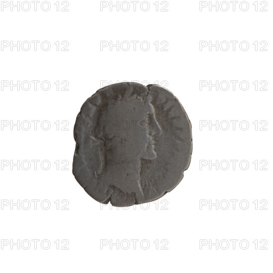 Denarius, Antoninus Pius (86–161; Roman emperor 138–161), issuer; Roman deities; iconography: ladles, head of the emperor in a laurel wreath, palladium (attribute), Vesta (mythology). Obverse: Head of Antoninus Pius in a laurel wreath facing right, legend NTON, S AVG - PIVS PP, XVI all around. Reverse: Vesta in a veil standing left, holding a ladle (simpulum) in her right hand and a palladium in her left, legend C, S -, II all around. Date: 152–153. Culture/place: Roman Empire, Rome. Object type: coin. Dimensions: diameter 16.0–16.5 mm, weight 2.26 g, axis 180 degrees.