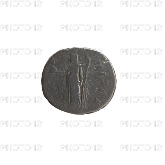 Denarius, Faustina the Elder (98–141; Roman empress 138–141) (posthumous), issuer Antoninus Pius (86–161; Roman emperor 138–161). Obverse: Bust of Faustina I in drapery facing right, inscription DIVA FAVSTINA around. Reverse: Fortuna in a veil stands left; in her outstretched right hand she holds a globe and in her left a rudder, inscription AETERNITAS around. After 141, Roman Empire (27 BC–476), Rome. Coin; diameter 16.0–18.0 mm, weight 3.14 g, axis 180°.
