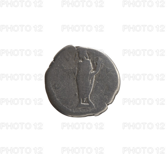 Denarius, Marcus Aurelius (121–180; Roman emperor 161–180), issued under Antoninus Pius (86–161; Roman emperor 138–161), ca. 145–147. Obverse: head of young Marcus Aurelius without a cap to the right, legend VRELIVS CAE SAR AVG (circumferential). Reverse: Honos (personification) standing left, holding a branch in his right hand and a cornucopia in his left, with legend COS II (circumferential). Roman Empire (27 BC–476), Rome. Silver coin, diameter 17.5–18.0 mm, weight 2.86 g, axis 195°.