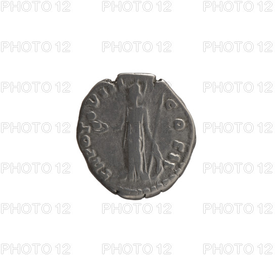 Denarius, Marcus Aurelius (121–180; Roman emperor 161–180), caesar 139–161; issuer Antoninus Pius (86–161; Roman emperor 138–161). Obverse: Head of young Marcus Aurelius without a covering to the right, legend 'AVRELIVS C – SAR AVG PII FIL'. Reverse: Minerva standing left, holds an owl in her outstretched right hand, rests left hand on a shield and spear, legend 'TR POT VIII COS II'. Date: 153–154, Rome, Roman Empire. Coin; diameter 17.0 mm; weight 3.51 g; axis 180°.