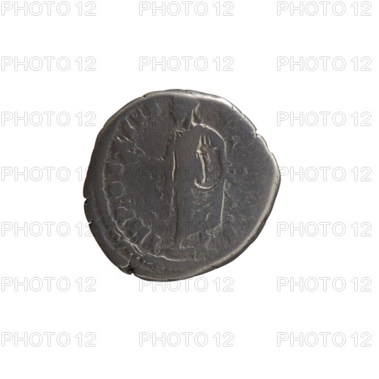 Denarius, Marcus Aurelius (121–180; Roman emperor 161–180), caesar 139–161; issuer Antoninus Pius (86–161; Roman emperor 138–161). Obverse: Head of Marcus Aurelius without a cap to the right, inscription RELIVS CAE - S AVG P around. Reverse: Spes walking left, holding a flower in his right hand and lifting the hem of his robe with his left hand, inscription TR POT XIII - COS II around. Iconography: personifications, Spes. Date: 158–159. Culture/place: Roman Empire, Rome. Medium: coin (denarius). Diameter: 16.5–17.0 mm. Weight: 3.20 g. Axis: 180 degrees.
