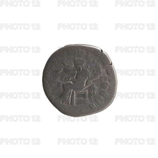 Denarius of Marcus Aurelius (121–180; Roman emperor 161–180), issuer Marcus Aurelius. Obverse: Head of Marcus Aurelius with laurel wreath facing right, inscription around. Reverse: Aequitas seated left, holding scales in his right hand and a cornucopia in his left, inscription around. Date: 168–169 CE, Rome, Roman Empire (27 BC–476). Material: coin. Diameter: 18.0–18.5 mm. Weight: 3.11 g. Axis: 345°.