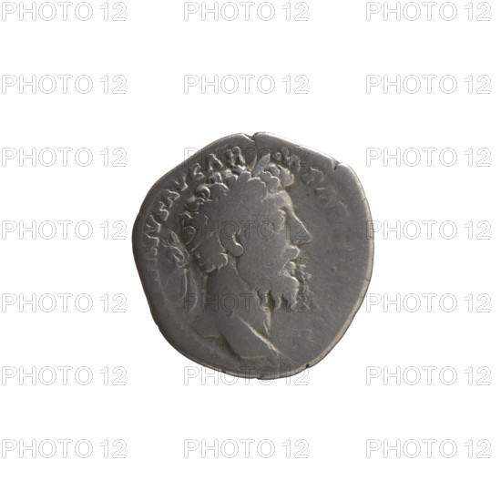 Denarius, Marcus Aurelius (121–180; Roman emperor 161–180), issuer; obverse: head of Marcus Aurelius with laurel wreath facing right, inscription INVS AVG AR - M PARTH, X all around; reverse: Aequitas standing left, holding scales in his right hand and a cornucopia in his left, inscription TR P XXII IMP V COS III all around; dated 168; Roman Empire (27 BC–476), Rome; coin; diameter 18.0–18.5 mm; weight 2.87 g; axis 345°.