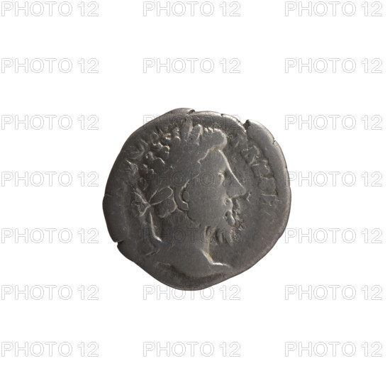 Denarius of Marcus Aurelius (121–180; Roman emperor 161–180). Obverse: Head of Marcus Aurelius with laurel wreath facing right, inscription VS AVG ARM - PARTH. Reverse: Fortuna seated left, holding a rudder in her right hand and a cornucopia in her left, inscription FORT RED TR P - XX - II IMP V. Additional marks: OS III; episode 168. Personifications: Fortuna; iconography includes cornucopia and rudder. Roman Empire (27 BC–476), Rome. Coin: diameter 18.0–18.5 mm, weight 2.70 g, axis 0°.