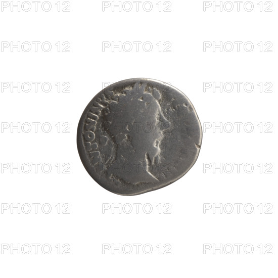 Denarius, Marcus Aurelius (121–180; Roman emperor 161–180), issuer: Marcus Aurelius; obverse: Head of Marcus Aurelius with laurel wreath facing right, legend 'ANTONINVS - AV'; reverse: Felicitas standing left, holding a short caduceus in her right hand and a long scepter in her left, legend '- AVG COS III'; date: 168–169; Roman Empire (27 BC–476), Rome; coin; diameter 17.0 mm; weight 2.90 g; axis 0 degrees; iconography: caduceuses, scepters, personifications, Felicitas; engraving attribution: Marcus Aurelius (iconography).