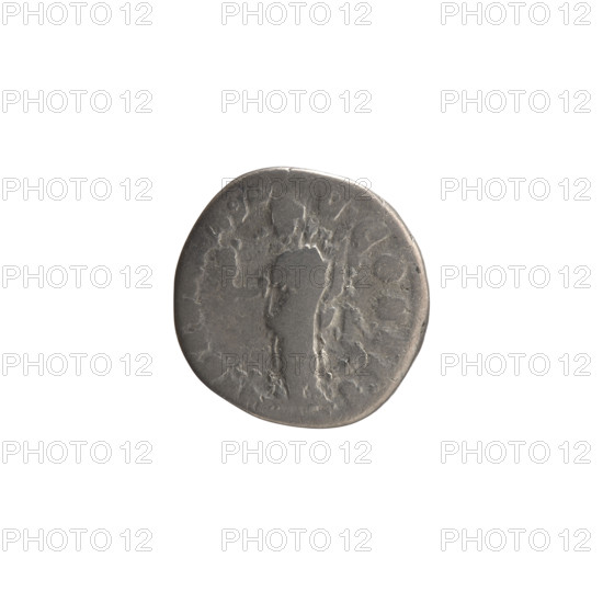 Denarius of Marcus Aurelius (121–180; Roman emperor 161–180). Obverse: Head of Marcus Aurelius with laurel wreath facing right, inscription 'M ANTONINVS - AVG'. Reverse: Liberalitas standing left, holding an abacus in his right hand and a cornucopia in his left, inscriptions 'BER, AVG - V COS III'. Date: 168–170. Roman Empire (27 BC–476), Rome. Coin; diameter 16.5–17.0 mm, weight 2.66 g, axis 15°.