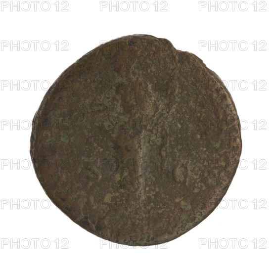 Sestertius, Antoninus Pius (86–161; Roman emperor 138–161), Faustina the Younger (ca. 130–176; Roman empress 161–176), personifications, Concordia (personification) — iconography, 145–161, Roman Empire (27 BC–476), Rome, coin
