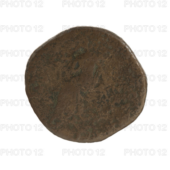 Sestertius of Faustina the Younger (ca. 130–176; Roman empress 161–176), Roman Empire (27 BC–476), Rome; coin; diam. 29.0 mm (obverse) and 27.3 mm (reverse)