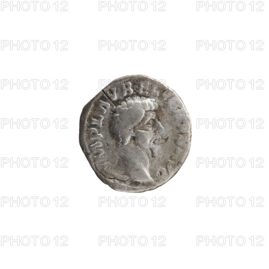 Denarius of Lucius Verus (130–169; Roman emperor 161–169), issuer Lucius Verus. Obverse: Head of Lucius Verus uncovered to the right, legend 'IMP L AVREL ERVS AVG'. Reverse: Providentia standing left, holding a globe in her outstretched right hand and a cornucopia in her left, legend 'PROV DEOR T, II COS II'. Dated 161–162. Roman Empire, Rome. Coin; diameter 16.5–17.5 mm, weight 2.43 g, axis 180°.