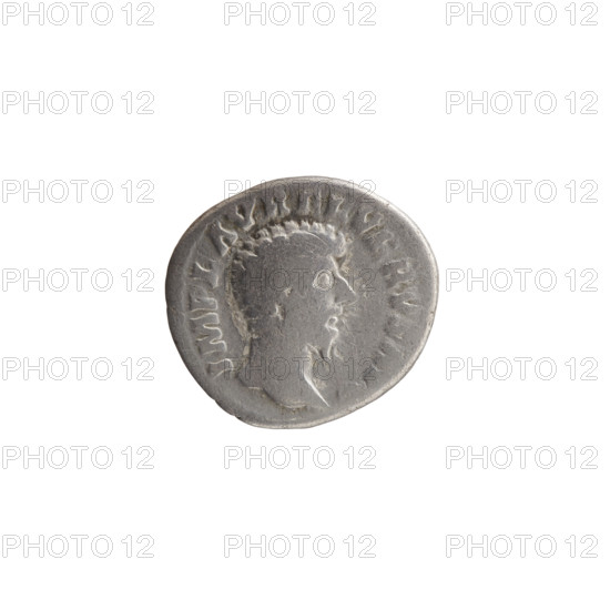 Denarius of Lucius Verus (130–169; Roman emperor 161–169). Obverse: Head of Lucius Verus uncovered, facing right, legend 'IMP L AVREL VERVS AV' all around. Reverse: Providentia standing left, holding a globe in her outstretched right hand and a cornucopia in her left, legend 'PROV–DEOR TR, II COS II' all around. Date: 161–162. Roman Empire (27 BC–476). Rome. Coin. Diameter: 16.5–18.0 mm. Weight: 2.98 g. Axis: 180°.