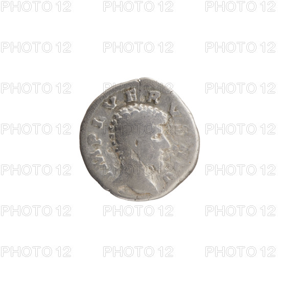 Denarius, Lucius Verus (130–169; Roman emperor 161–169), issuer: Lucius Verus; date: 162–163; place: Rome, Roman Empire; obverse: head of Lucius Verus uncovered to the right, inscription IMP L VERVS AVG; reverse: Providentia standing left, holding a globe in her outstretched right hand and a cornucopia in her left, inscription RP III, II; iconography: personifications (Providentia), globes, cornucopias; medium: silver coin; diameter 17.0–17.5 mm; weight 2.82 g; axis 180 degrees.