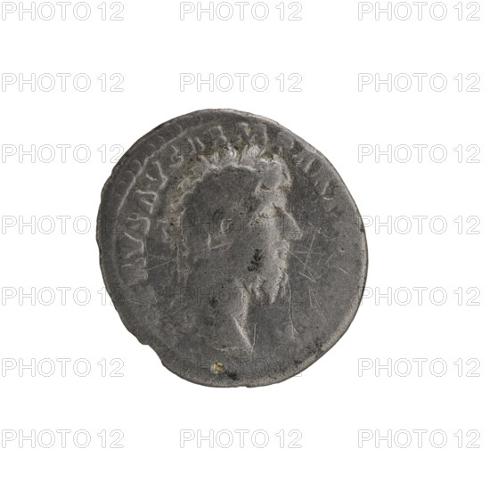 Denarius of Lucius Verus (130–169; Roman emperor 161–169). Obverse: Head of Lucius Verus with laurel wreath facing right, legend L·RVS·AVG·ARM·PAR, AX all around. Reverse: Parthian prisoner sitting to the right, hands tied behind his back, next to him a bow, quiver and shield, legend TR·PV·IMP·III·CO·II all around. Date: 165. Roman Empire (27 BC–476). Mint: Rome. Coin. Diameter 18.0 mm. Weight 2.32 g. Axis 180°.