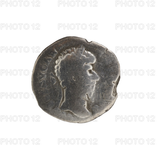 Denarius of Lucius Verus (130–169; Roman emperor 161–169). Obverse: Head of Lucius Verus with laurel wreath facing right, inscription RVS AVG ARM, X all around. Reverse: Aequitas standing left, holding scales in his right hand and a cornucopia in his left, inscription TR, COS III all around. Date: 166–167, Rome, Roman Empire (27 BC–476). Coin; diameter 17.0–17.5 mm, weight 2.28 g, axis 0°.