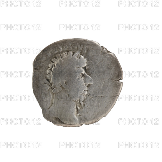 Denarius of Lucius Verus (130–169; Roman emperor 161–169). Obverse: Head of Lucius Verus with laurel wreath facing right, inscribed G ARM P. Reverse: Aequitas (personification) standing left, holding scales in his right hand and a cornucopia in his left, inscribed TR P VII or VIII IMP IIII or V COS III. Date: 166–168, Rome, Roman Empire (27 BC–476). Coin: diameter 17.5–18.0 mm, weight 2.80 g, axis 195°.