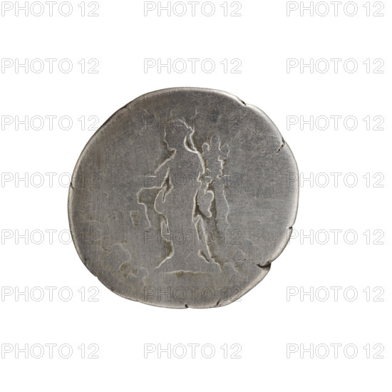 Denarius, Lucius Verus (130–169; Roman emperor 161–169), issuer: Lucius Verus. Obverse: head of Lucius Verus with laurel wreath facing right, inscription 'VS AVG ARM - PARTH MAX' all around. Reverse: Aequitas standing left, holding scales in his right hand and a cornucopia in his left, inscriptions 'TR PV, MP IIII, S III' all around. Date: 166–167. Roman Empire (27 BC–476), Rome. Coin. Diameter 18.0–19.0 mm, weight 2.81 g, axis 180 degrees.