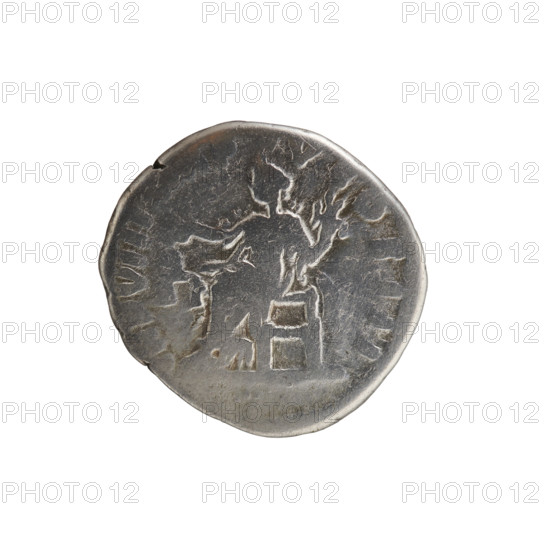 Denarius of Lucius Verus (130–169; Roman emperor 161–169). Obverse: Head of Lucius Verus in laurel wreath facing right, inscription L VERVS AVG ARM - PAR, mint mark AX around. Reverse: Aequitas seated left, holding scales in his right hand and a cornucopia in his left, inscriptions TR P VIII, MP - V COS III around. Date: 168. Roman Empire (27 BC–476). Rome. Coin. Diameter 18.0 mm; weight 2.84 g; axis 0°.