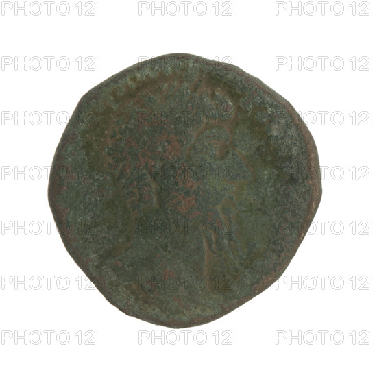 Sestertius of Lucius Verus (130–169; Roman emperor 161–169), Roman Empire (27 BC–476), Rome; coin; diameter 29.0 mm