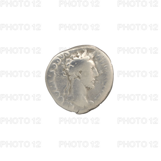Denarius, Commodus (161–192; Roman emperor 177–192), issuer: Commodus; iconography: personifications — Aequitas; obverse: Head of Commodus in laurel wreath facing right, inscription 'M COMMODVS - ANTONINVS AVG' all around; reverse: Aequitas standing left, holding scales in her right hand and cornucopia in her left, inscription 'TRP VI - IMP - IIII COS III PP' all around; date: 181–182; Roman Empire (27 BC–476); place: Rome; medium: coin; diameter 17.0–17.5 mm; weight 2.55 g; axis 180 degrees.