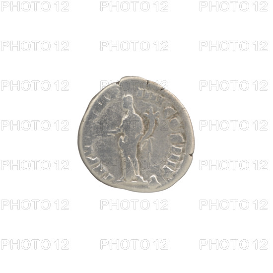 Denarius; obverse: head of Commodus in laurel wreath facing right, legend 'M COMMODVS - ANTONINVS AVG'; reverse: Aequitas standing left, holding scales in right hand and cornucopia in left, legend 'TRP VI - IMP - IIII COS III PP'. Issuer: Commodus (161–192; Roman emperor 177–192). Iconography: personifications, Aequitas, cornucopia, scales. Date: 181–182. Culture/place: Roman Empire, Rome. Medium: coin. Dimensions: diameter ~17.0–17.5 mm; weight 2.55 g; axis 180 degrees.